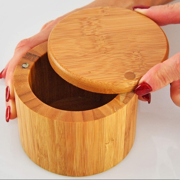 Bamboo Container - Swivel Lid - Magnetic Lock NWT - Picture 3 of 7